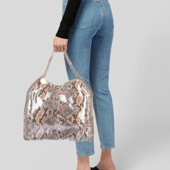 Last Day! STELLA MCCARTNEY Snakeskin Falabella - Picture 6 of 9